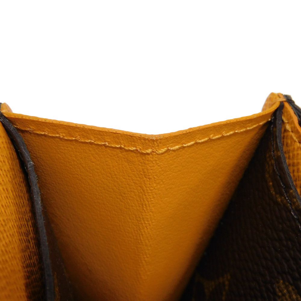 LOUIS VUITTON Long Wallet Purse M60698 Monogram canvas x grain leather Mimosa Monogram Portefeuille Emily