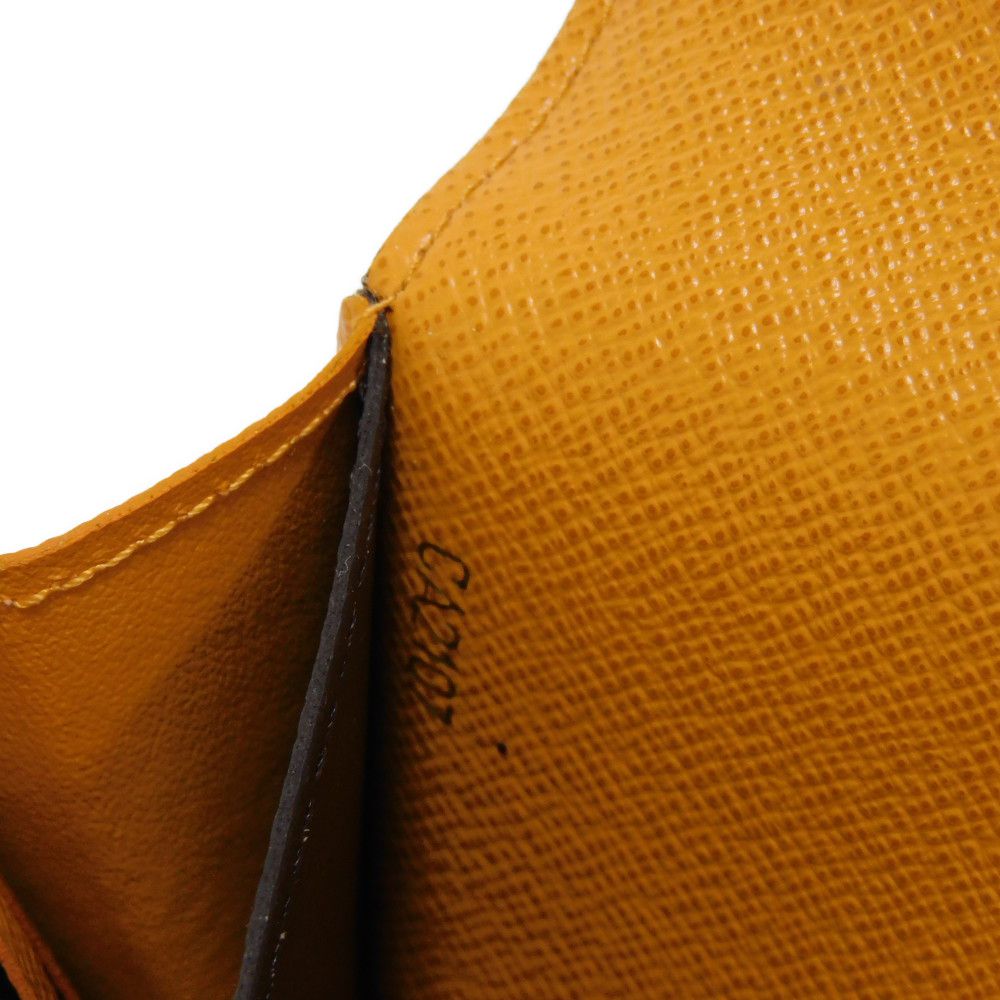 LOUIS VUITTON Long Wallet Purse M60698 Monogram canvas x grain leather Mimosa Monogram Portefeuille Emily