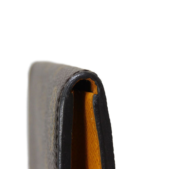 LOUIS VUITTON Long Wallet Purse M60698 Monogram canvas x grain leather Mimosa Monogram Portefeuille Emily