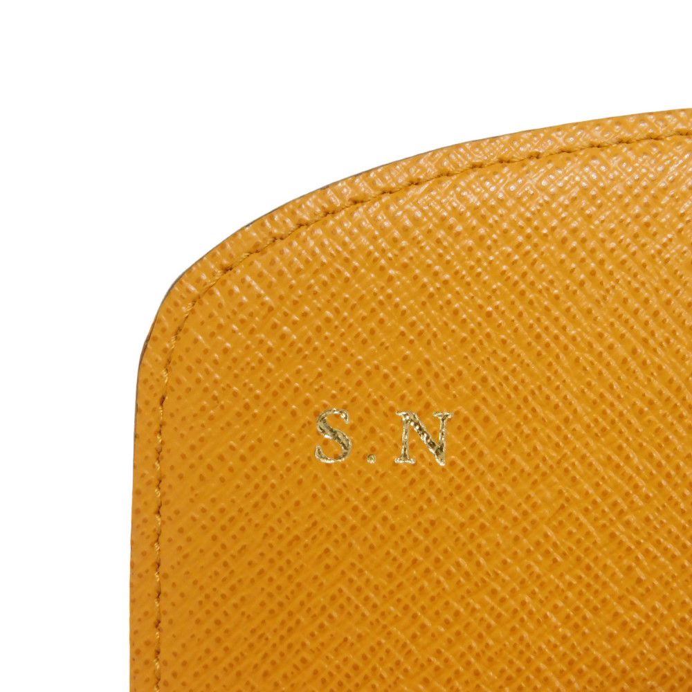 LOUIS VUITTON Long Wallet Purse M60698 Monogram canvas x grain leather Mimosa Monogram Portefeuille Emily