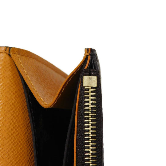 LOUIS VUITTON Long Wallet Purse M60698 Monogram canvas x grain leather Mimosa Monogram Portefeuille Emily