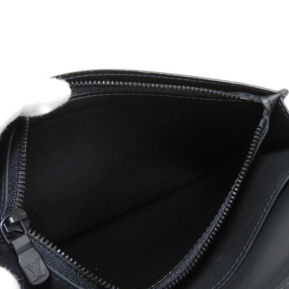LOUIS VUITTON Long Wallet Purse M62900 Shadow leather (monogram embossing) Noir Monogram shadow Portefeuille Braza