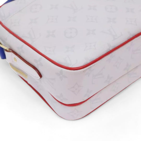 Louis Vuitton Monogram Nile PM Shoulder Bag NBA White Blue Strap Men's Bag