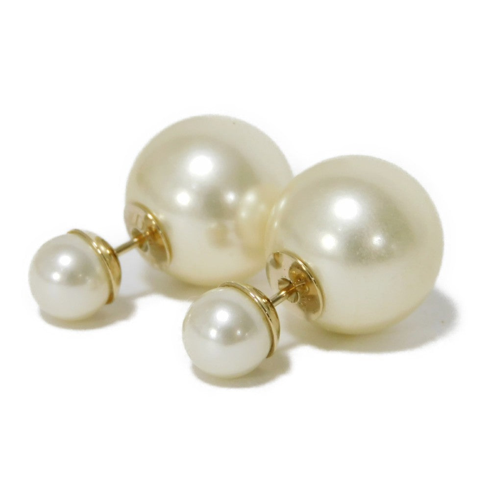 Dior Pierce E0078MIDRS_D301 Resin pearl Ivory Tribal