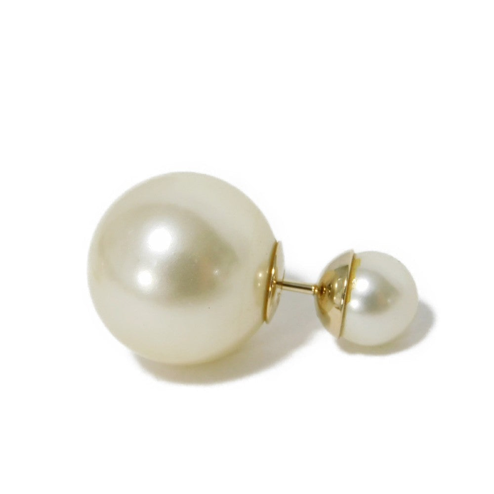 Dior Pierce E0078MIDRS_D301 Resin pearl Ivory Tribal