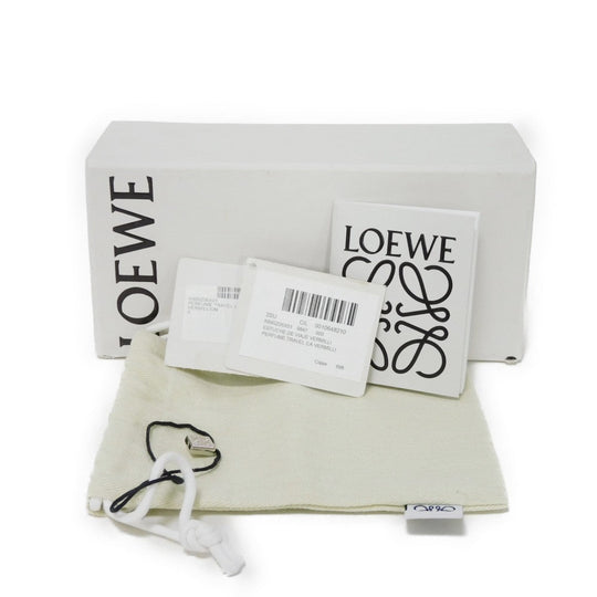LOEWE K995Z06X01 Classic calf Orange Logo embossing Perfume Case