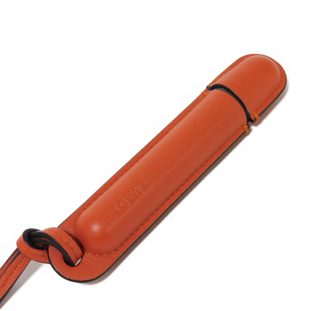 LOEWE K995Z06X01 Classic calf Orange Logo embossing Perfume Case