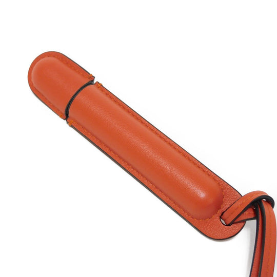 LOEWE K995Z06X01 Classic calf Orange Logo embossing Perfume Case