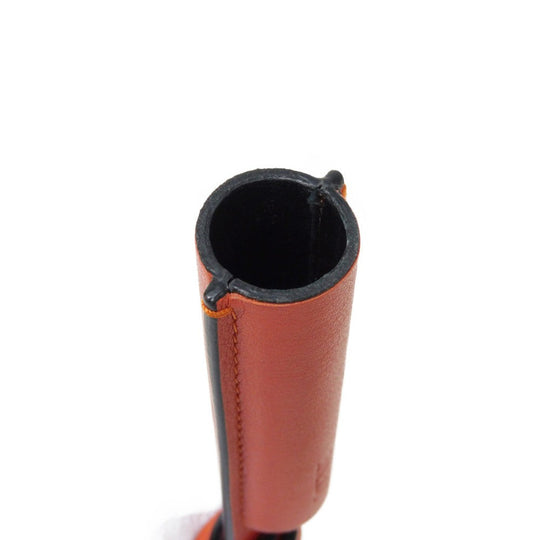 LOEWE K995Z06X01 Classic calf Orange Logo embossing Perfume Case