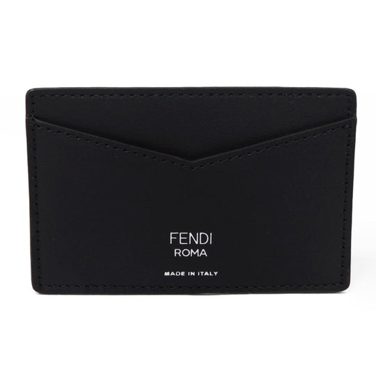 FENDI Card Case 7AR911 AI99 F077B fabric khaki Zucca FF Jacquard Pass Case