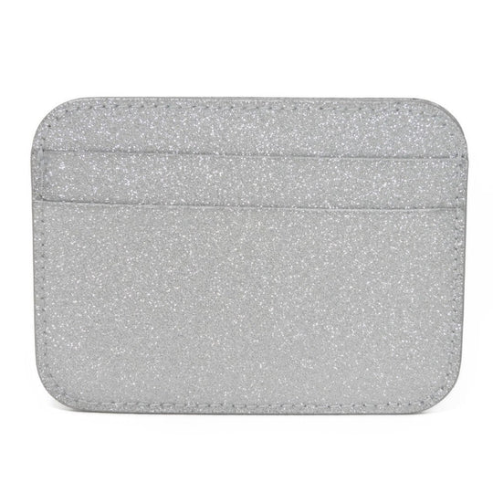 BALENCIAGA Card Case 593812 210IE 8160 Polyurethane x polyester Silver New logo Cash Card Holder