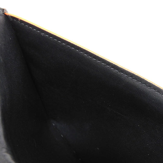 Berluti Long Wallet Purse Venice Calfskin Leather Brown Calligraphy Santal Scritto Leather Zip Long Wallet