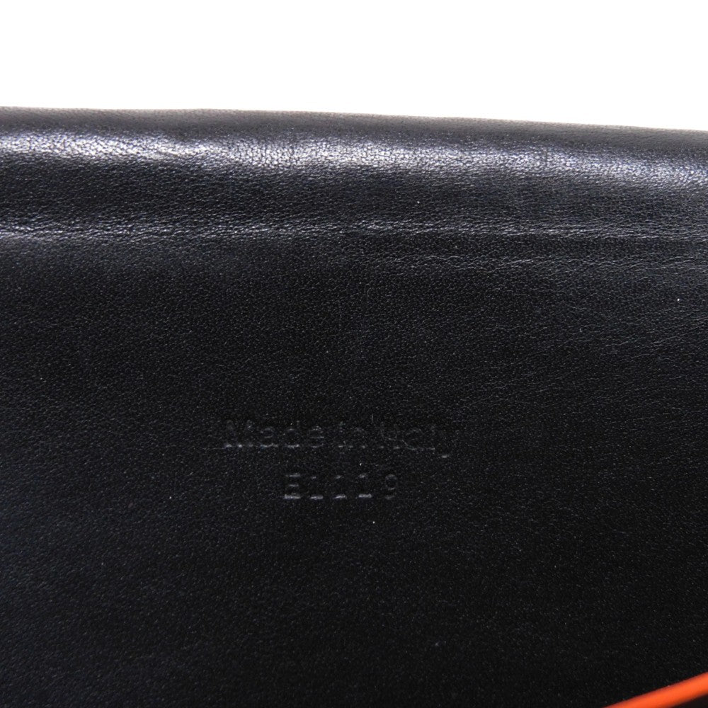 Berluti Long Wallet Purse Venice Calfskin Leather Brown Calligraphy Santal Scritto Leather Zip Long Wallet