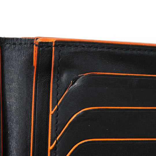 Berluti Long Wallet Purse Venice Calfskin Leather Brown Calligraphy Santal Scritto Leather Zip Long Wallet