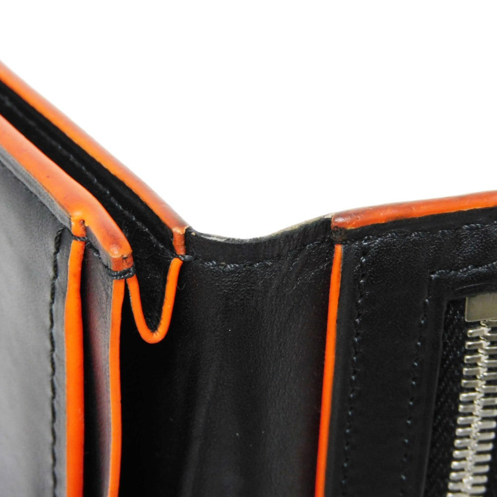 Berluti Long Wallet Purse Venice Calfskin Leather Brown Calligraphy Santal Scritto Leather Zip Long Wallet