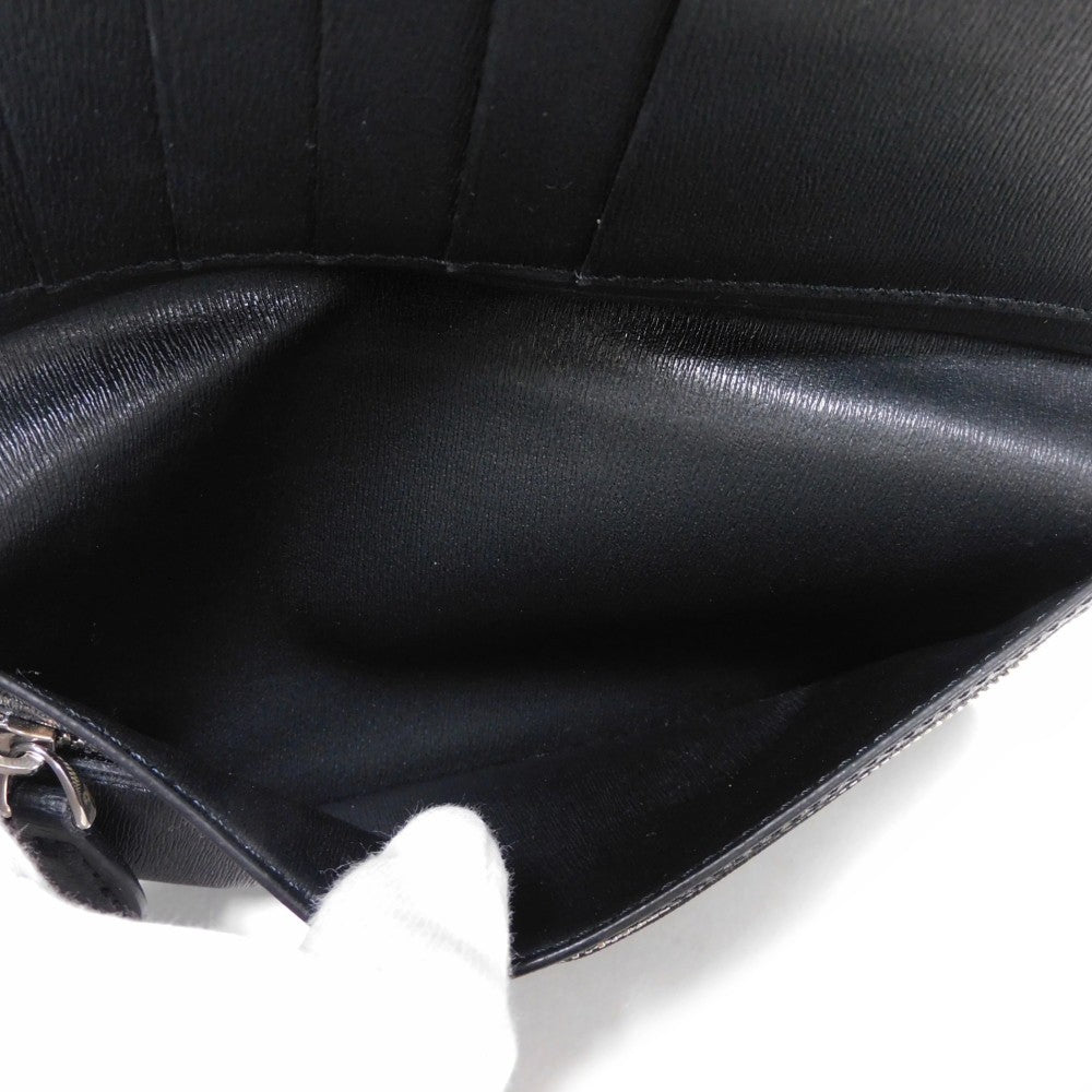 Berluti Long Wallet Purse Venice Calfskin Leather terracotta Calligraphy Santal Scritto Leather Zip Long Wallet