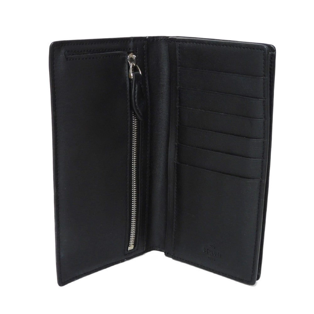 Berluti Long Wallet Purse Venice Calfskin Leather terracotta Calligraphy Santal Scritto Leather Zip Long Wallet