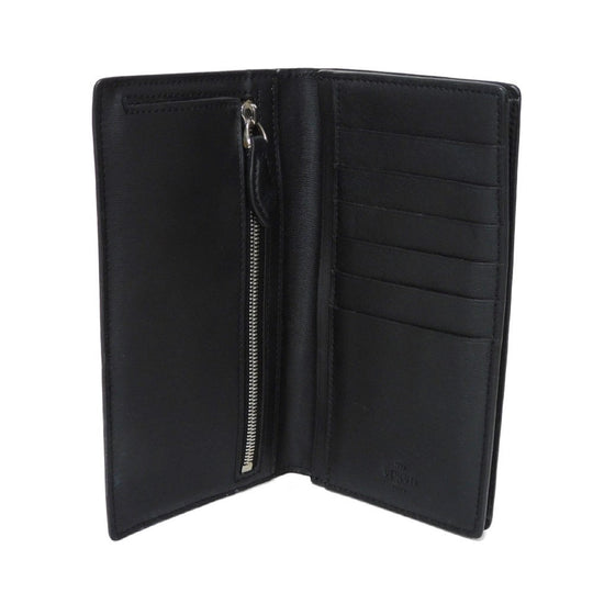 Berluti Long Wallet Purse Venice Calfskin Leather terracotta Calligraphy Santal Scritto Leather Zip Long Wallet