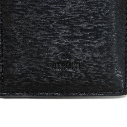 Berluti Long Wallet Purse Venice Calfskin Leather terracotta Calligraphy Santal Scritto Leather Zip Long Wallet