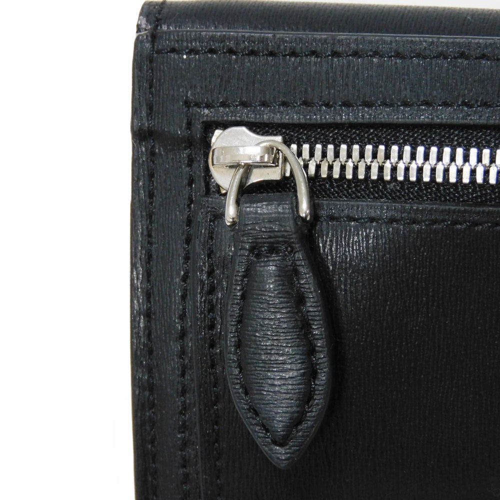Berluti Long Wallet Purse Venice Calfskin Leather terracotta Calligraphy Santal Scritto Leather Zip Long Wallet