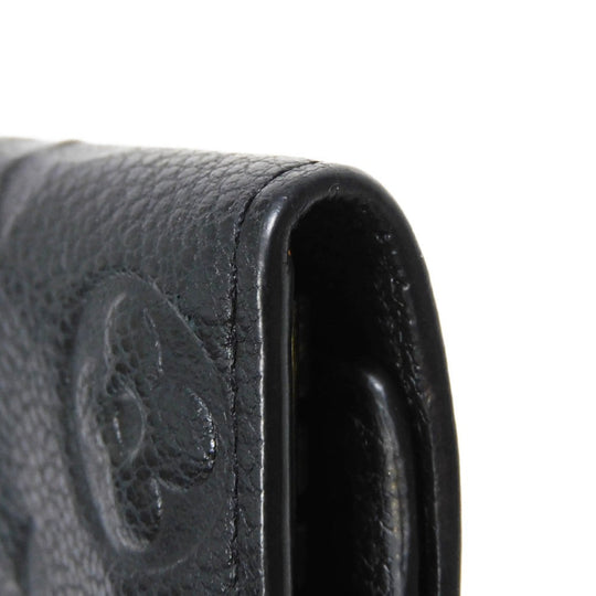 LOUIS VUITTON Key case Key holder  M64421 Implant leather (monogram embossed) Noir Monogram Unplant Multicles 6