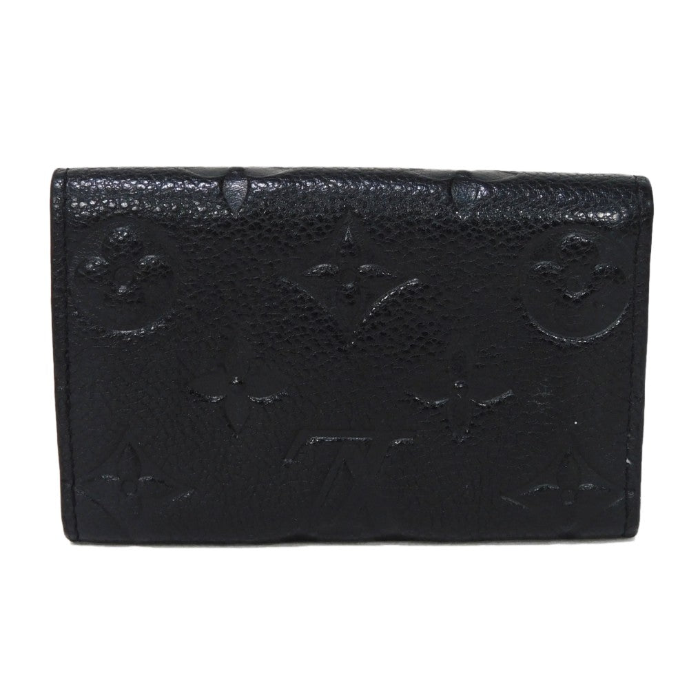 LOUIS VUITTON Key case Key holder  M64421 Implant leather (monogram embossed) Noir Monogram Unplant Multicles 6