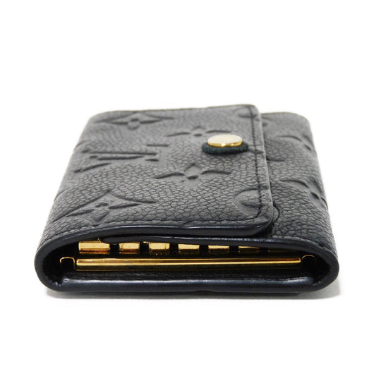 LOUIS VUITTON Key case Key holder  M64421 Implant leather (monogram embossed) Noir Monogram Unplant Multicles 6