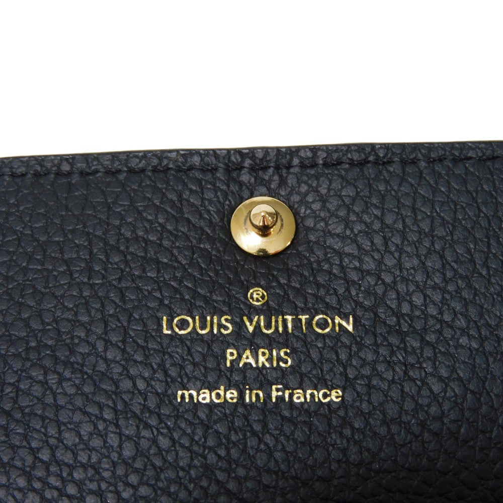 LOUIS VUITTON Key case Key holder  M64421 Implant leather (monogram embossed) Noir Monogram Unplant Multicles 6