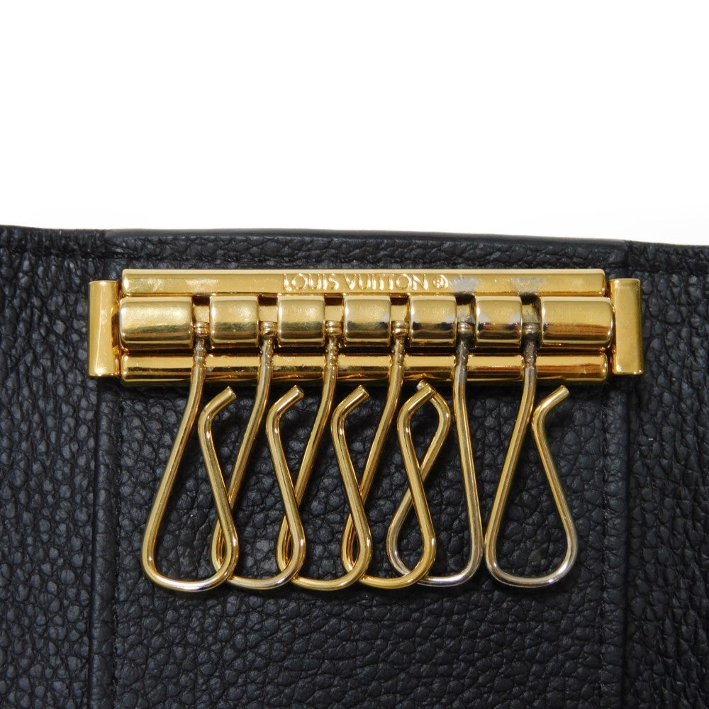 LOUIS VUITTON Key case Key holder  M64421 Implant leather (monogram embossed) Noir Monogram Unplant Multicles 6