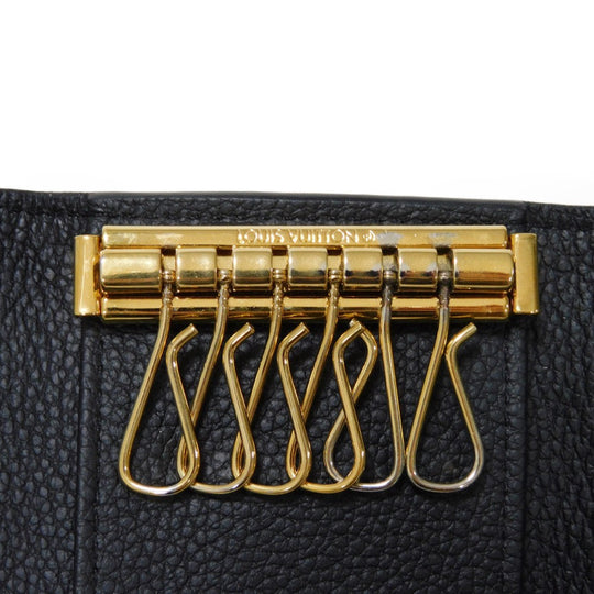 LOUIS VUITTON Key case Key holder  M64421 Implant leather (monogram embossed) Noir Monogram Unplant Multicles 6