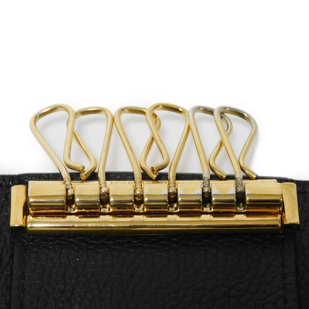 LOUIS VUITTON Key case Key holder  M64421 Implant leather (monogram embossed) Noir Monogram Unplant Multicles 6