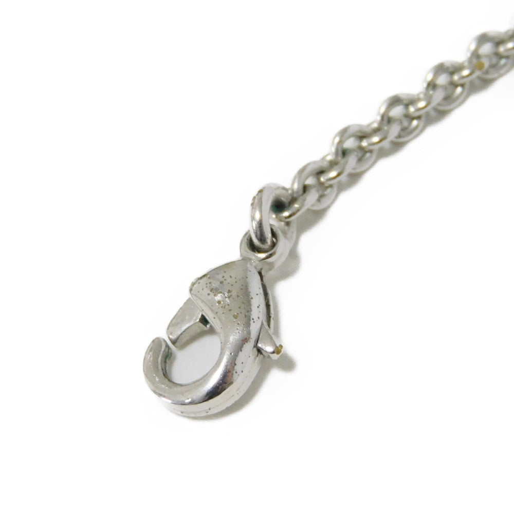 Dior Necklace N2241WOMCY_D001 Rhinestone x metal clear CD logo Petit CD