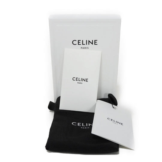 CELINE Coin case 10B683BEL.03ND Grained calfskin (embossed) nude New logo Compact zipped card holder