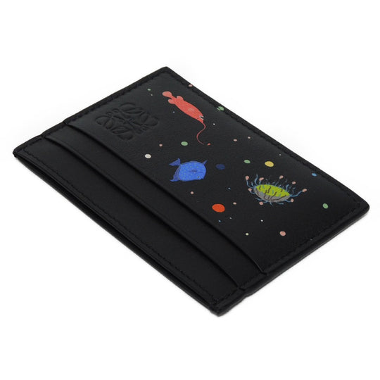 LOEWE Card Case C643322X33 napa calf black anagram Deep Sea Plane Card Holder