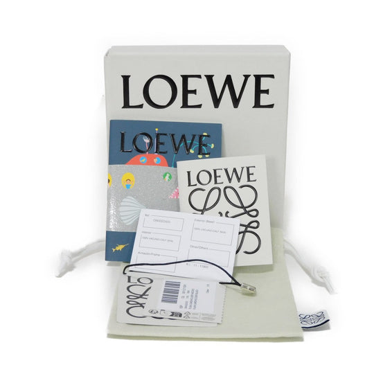 LOEWE Card Case C643322X33 napa calf black anagram Deep Sea Plane Card Holder