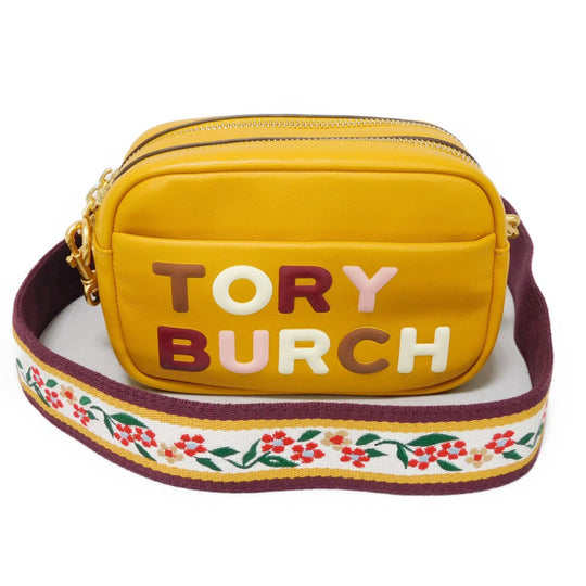 Tory Burch Shoulder Bag 75290 734 Calf leather Dark Solarium logo Perry High Frequency Mini Bag
