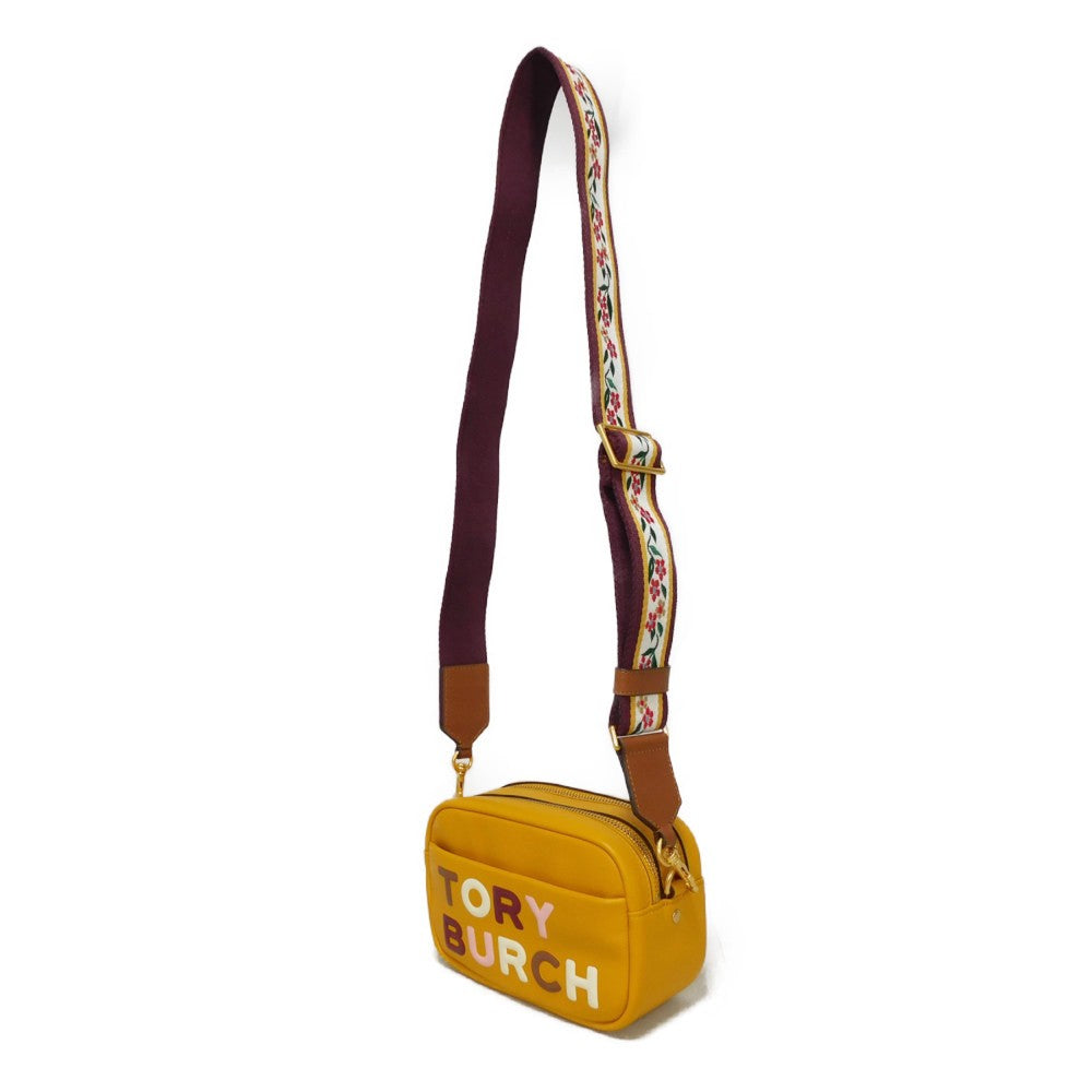 Tory Burch Shoulder Bag 75290 734 Calf leather Dark Solarium logo Perry High Frequency Mini Bag