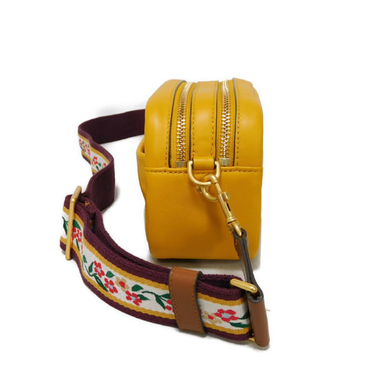 Tory Burch Shoulder Bag 75290 734 Calf leather Dark Solarium logo Perry High Frequency Mini Bag