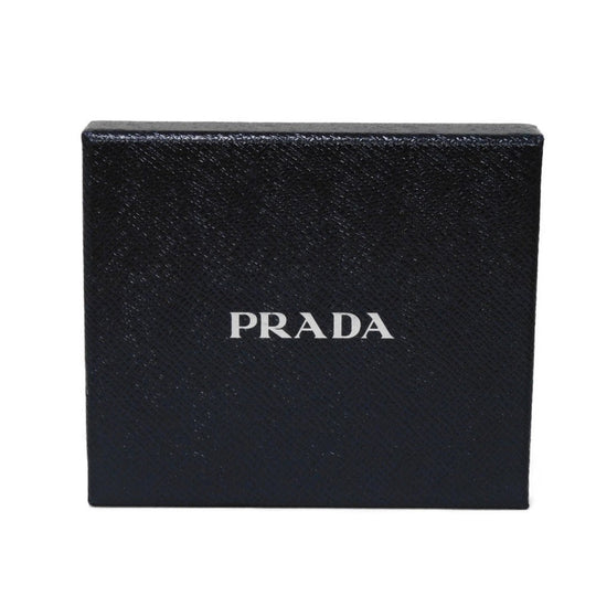 PRADA Key case Key holder  1PG004 ZLP F0KNX Safiano leather (stamped) Cipria x Fuoco logo metal Saffiano 4-ring keychain