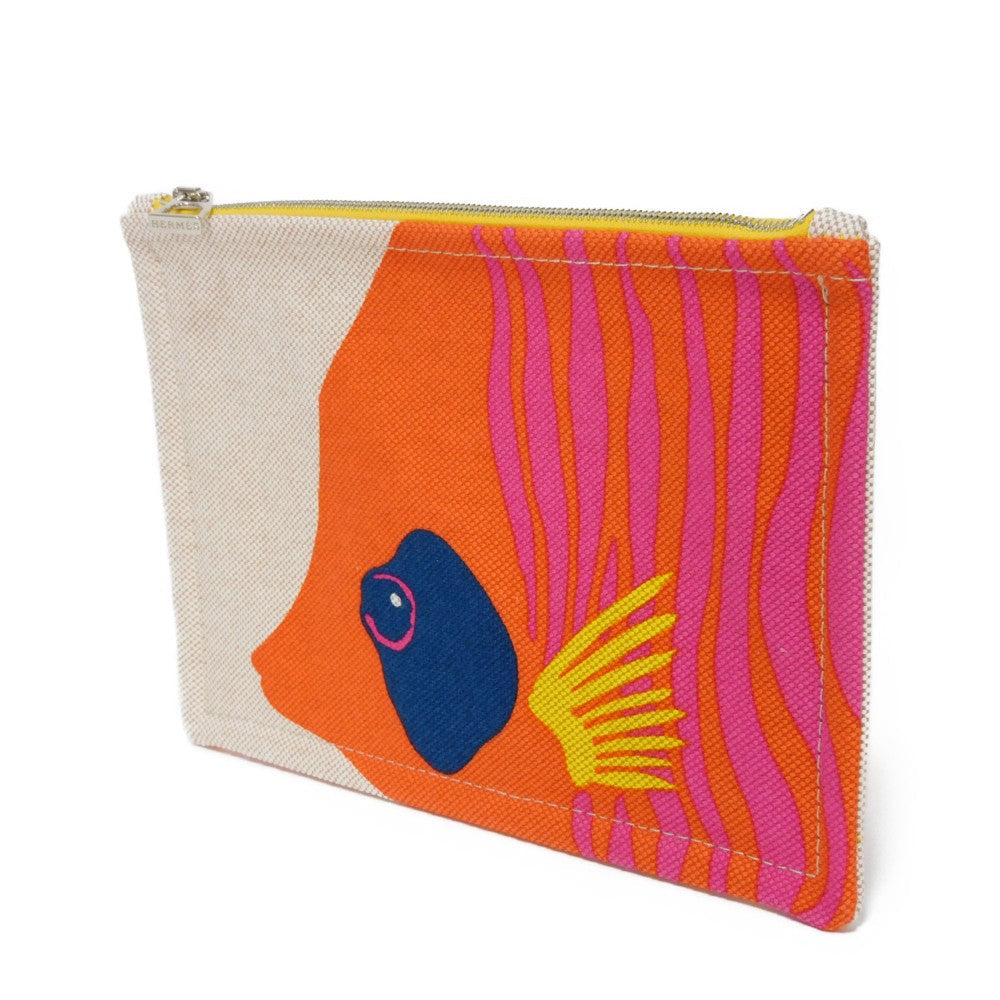 HERMES Pouch Tower ash Grenadine Alice Shirley Truth Flat PM