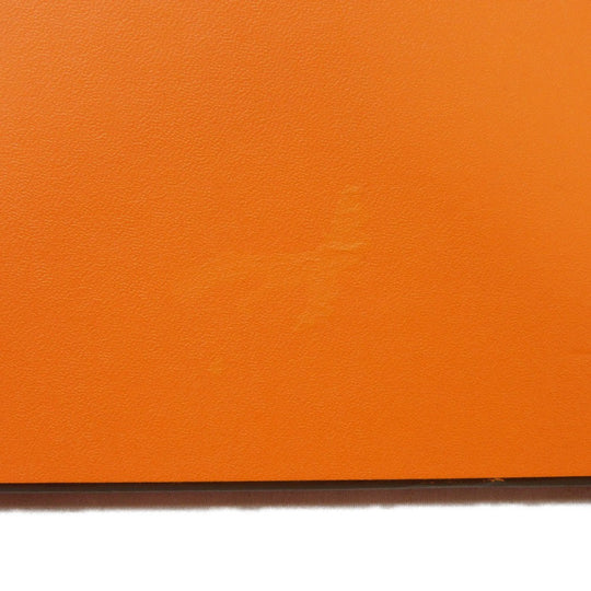 HERMES Clutch bag cotton Rouge viv Studs Velocipedist GM