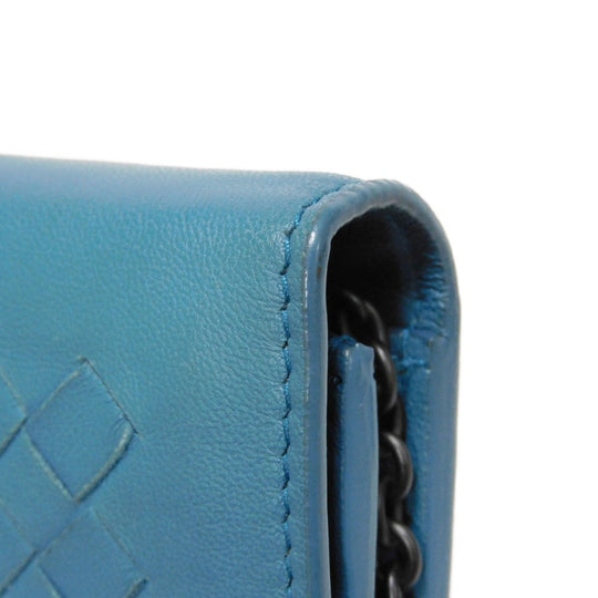 BOTTEGAVENETA Long Wallet Purse 445153 V001N 4444 lambskin Brighton INTRECCIATO Chain wallet
