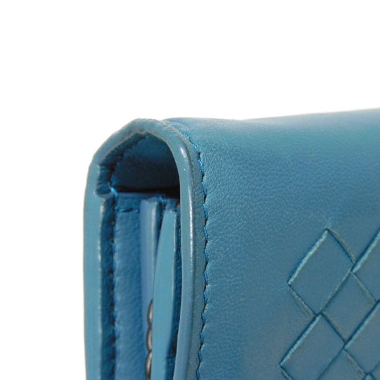 BOTTEGAVENETA Long Wallet Purse 445153 V001N 4444 lambskin Brighton INTRECCIATO Chain wallet