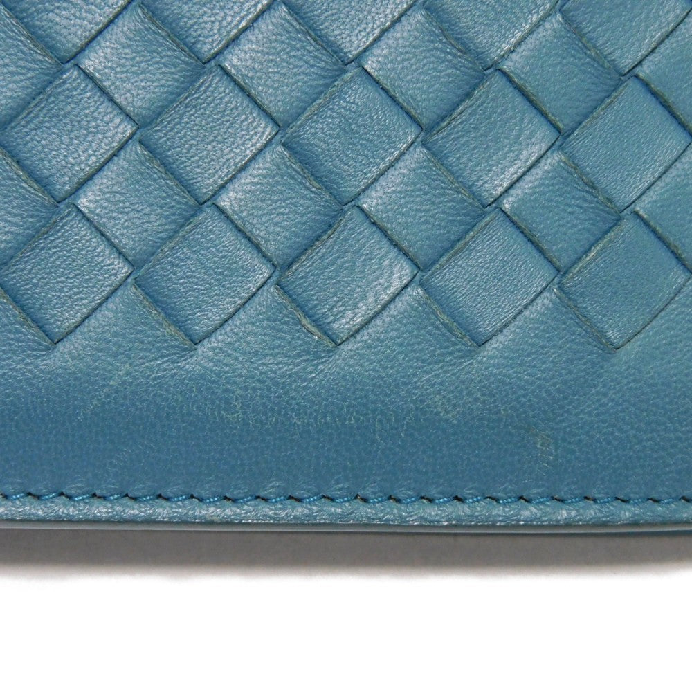 BOTTEGAVENETA Long Wallet Purse 445153 V001N 4444 lambskin Brighton INTRECCIATO Chain wallet