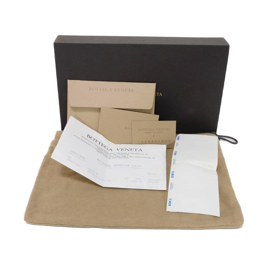 BOTTEGAVENETA Long Wallet Purse 445153 V001N 4444 lambskin Brighton INTRECCIATO Chain wallet