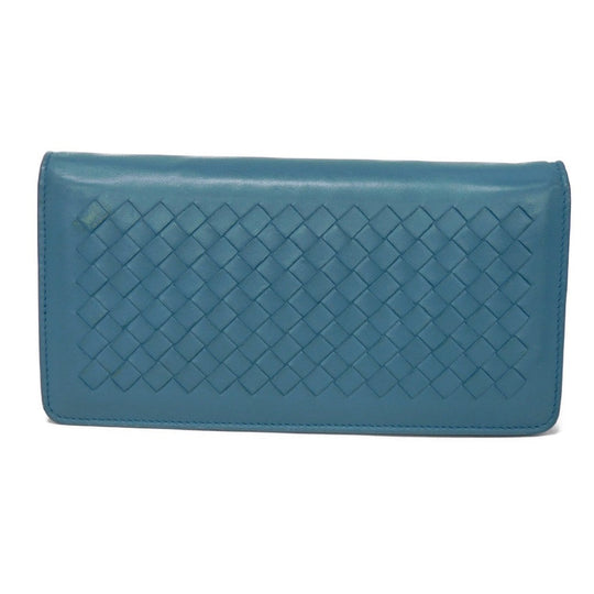 BOTTEGAVENETA Long Wallet Purse 445153 V001N 4444 lambskin Brighton INTRECCIATO Chain wallet