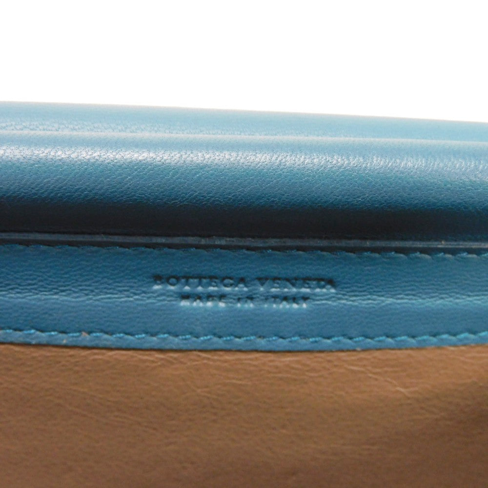BOTTEGAVENETA Long Wallet Purse 445153 V001N 4444 lambskin Brighton INTRECCIATO Chain wallet