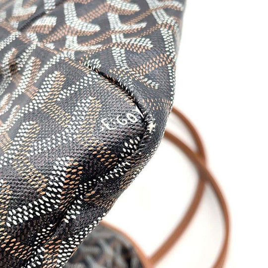 GOYARD Saint Louis PVC Leather Brown Tote Preloved