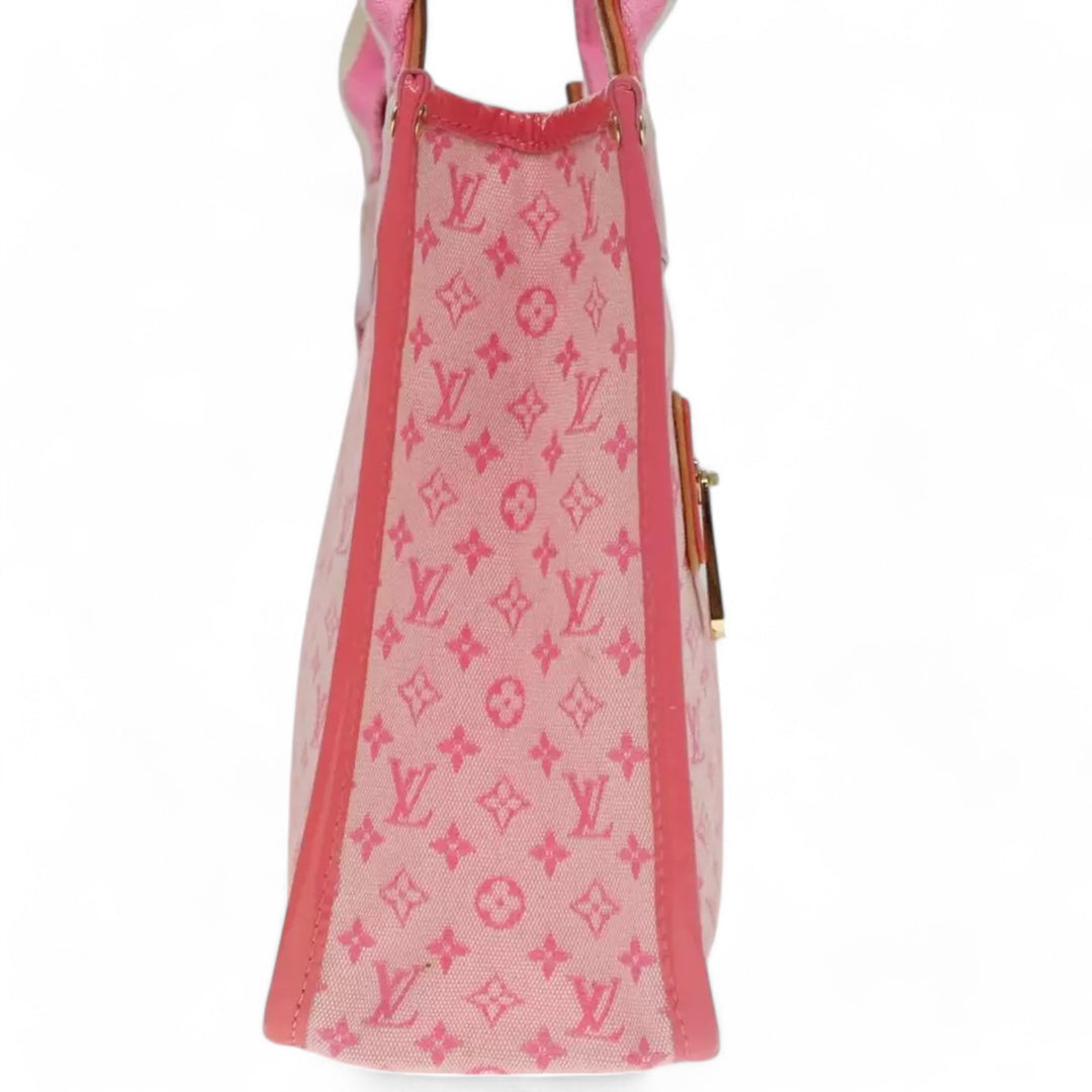 Louis Vuitton Monogram Mini Sac Catrain Hand Bag Strawberry Pink Canvas Women's Tote