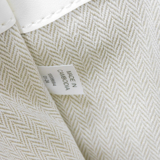 Tory Burch Tote Bag 145612 Bio Leather Warm White Double T logo Ella Bio Small Tote